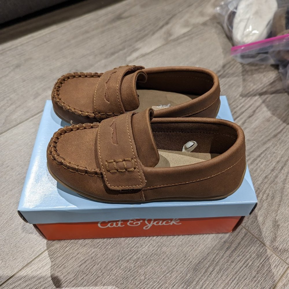 Cat & Jack Toddler Boat Shoes Size 10